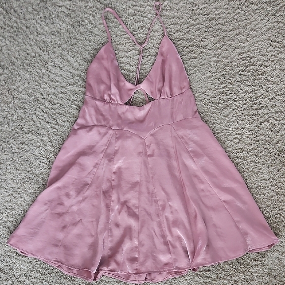 Free People Good Catch Mini Slip Dress - Picture 3 of 10